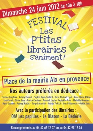 Dimanche 24 juin : festival Les P'tites Librairies s'animent !